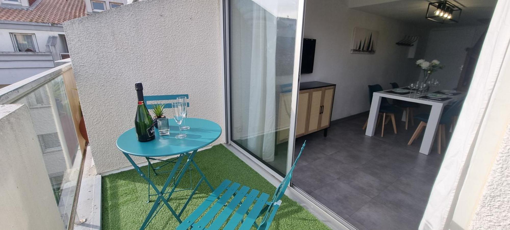 L'Ophelia Duplex Dernier Etage Balcon Centre Climatisation Apartment Sète Exterior foto